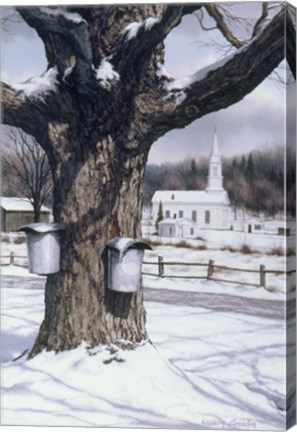 Framed Valley Motif Print