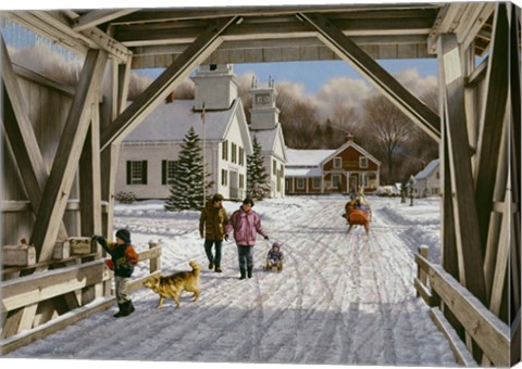 Framed Letter For Santa Print