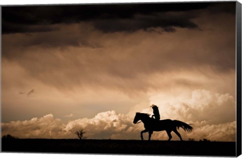 Framed Ride the Storm Print