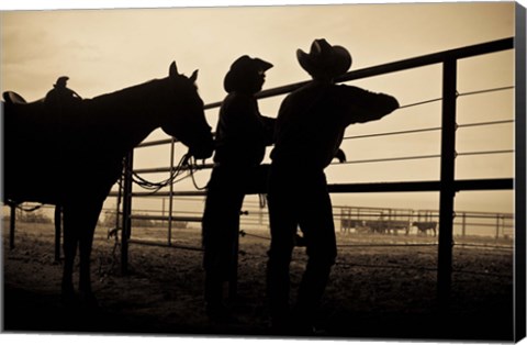 Framed Shooing the Breeze Print