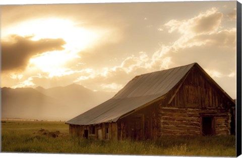 Framed Mountain Home Print
