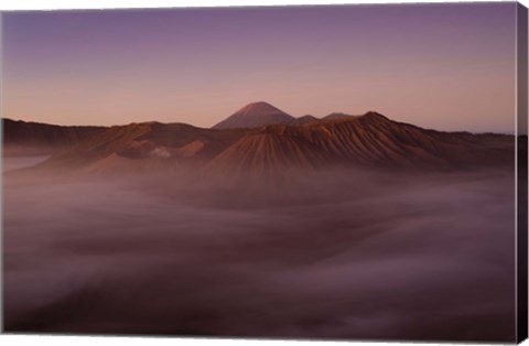 Framed Waiting To Erupt Print