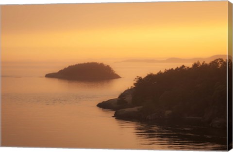 Framed Waters Calm Print