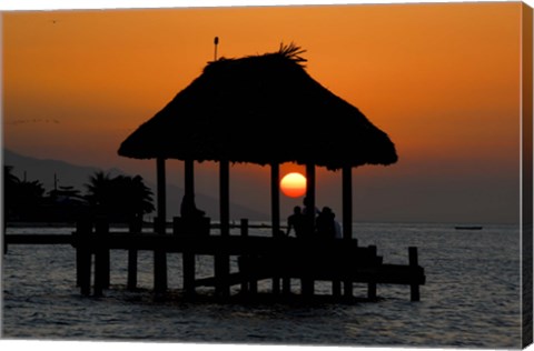 Framed Island Sun Print