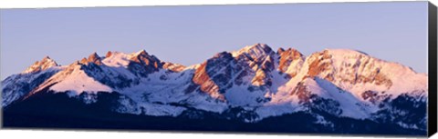 Framed Rocky Mountain Range Print