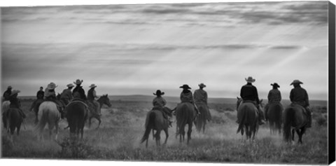 Framed Riding Out Print
