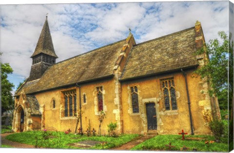 Framed Church 2 Print