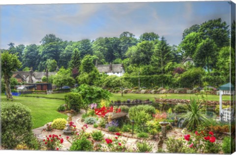 Framed Garden 1 Print