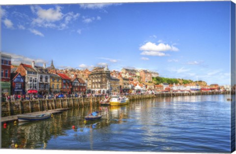 Framed Whit By Harbour 1 Print