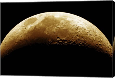 Framed Moon 5 Print