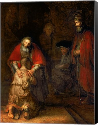 Framed Return of the Prodigal Son, c.1668 Print