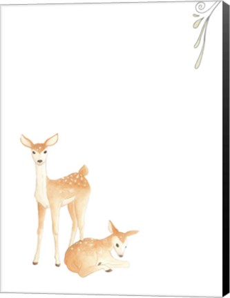 Framed Baby Animals VI Print