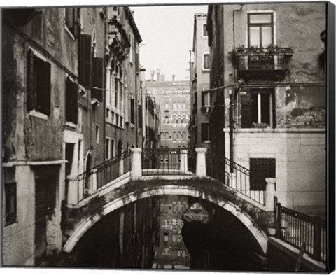 Framed Venice Canal Print