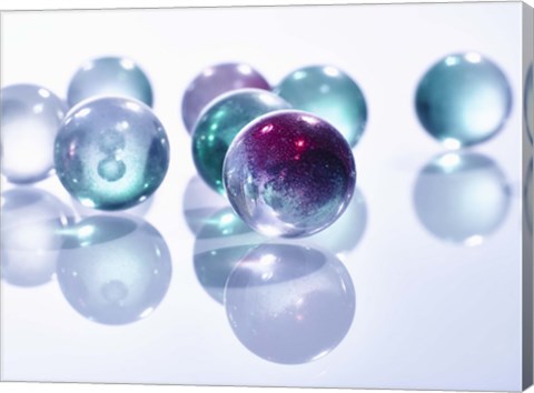 Framed Marbles Print