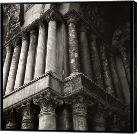 Framed San Marco Columns Print