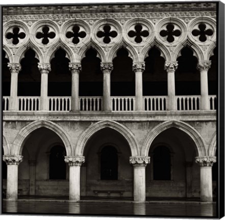 Framed Venice Arches Print
