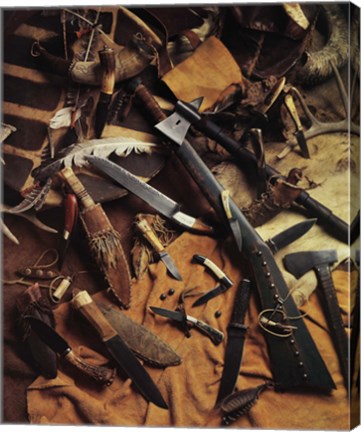 Framed Rustic Memorabilia Print