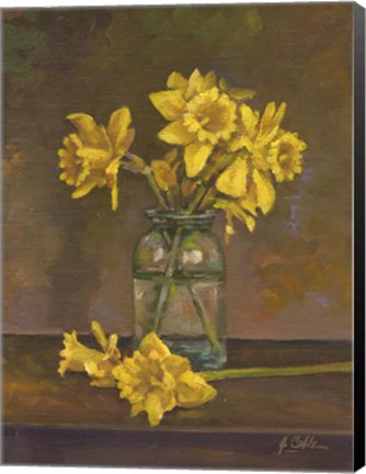 Framed Late Daffs Print