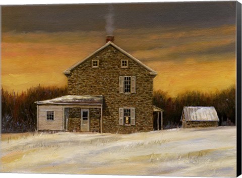 Framed Solbury Sunrise Print