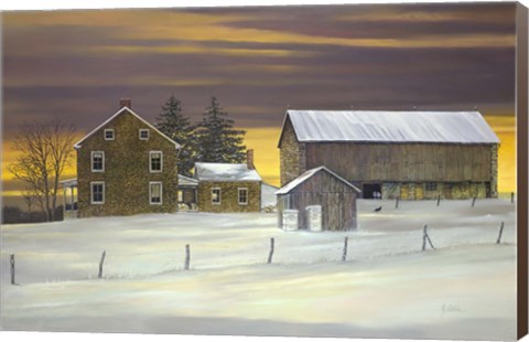 Framed Honey Ridge Farm Print