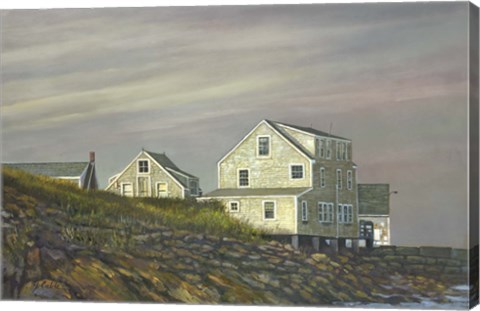 Framed Monhegan Landing Print