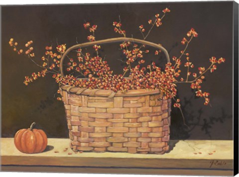 Framed Fall Gathering Print