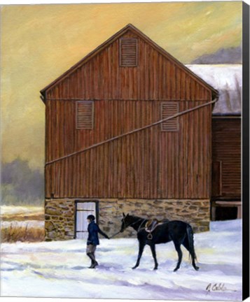 Framed Morning Lesson Print