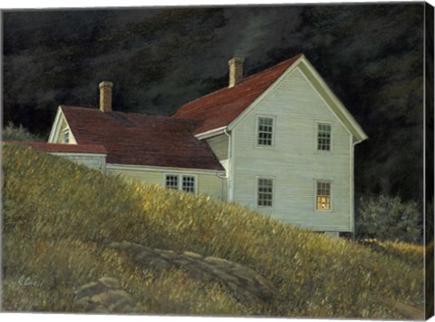 Framed Nite Beams Print