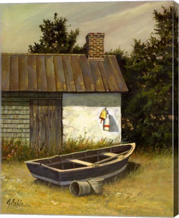 Framed Dory Shed Print