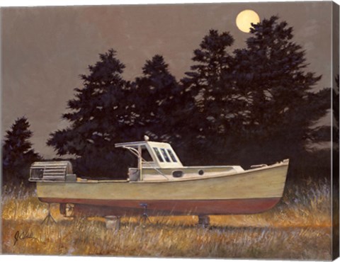 Framed Witch's Broom Print