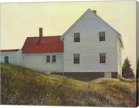 Framed Island Summit Print