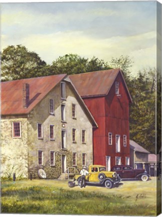 Framed Pickup Prallsville Print