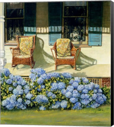 Framed Vintage Wicker Print