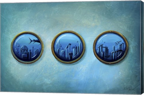 Framed Gateway to Antiquity Print