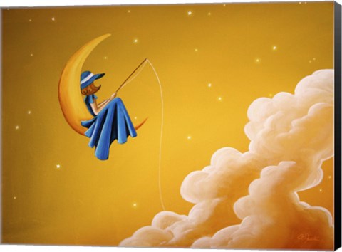 Framed Blue Moon Print