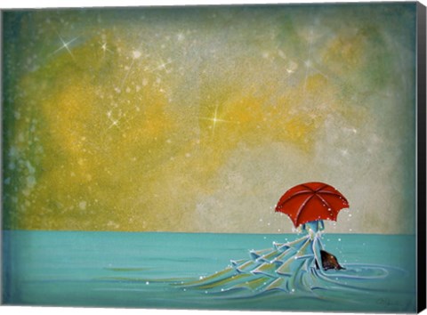 Framed Watchful Seas Print