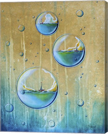 Framed Traveling in Circles Print