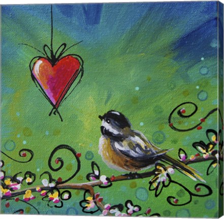 Framed Song Bird II Print