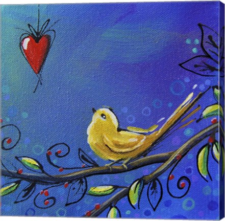 Framed Song Bird III Print