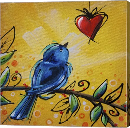 Framed Song Bird IV Print