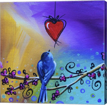 Framed Song Bird VI Print