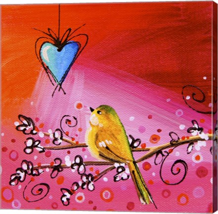 Framed Song Bird IX Print