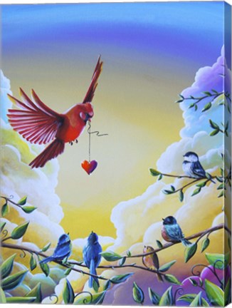 Framed This Heart Of Mine Print