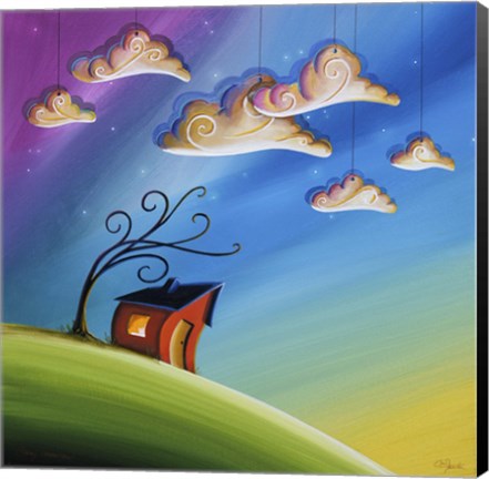 Framed Song at Sunset Print