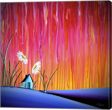 Framed Where Flowers Bloom Print