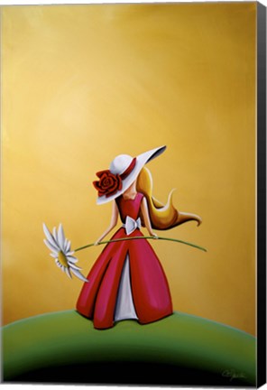 Framed Flower Girl Print