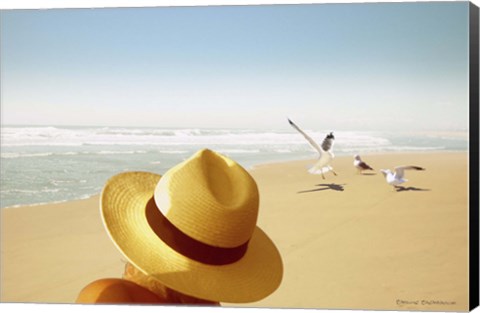 Framed Memories on the Beach 2 Print