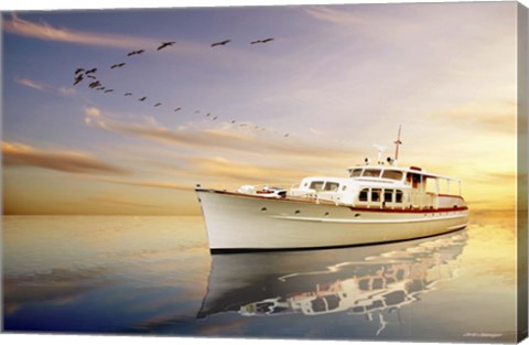 Framed Summer Sunset Print