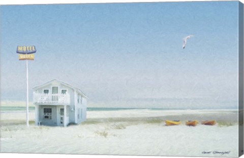 Framed Motel Paradise Print