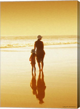 Framed Mother &amp; Daughter Print